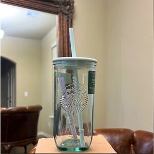 NWT Starbucks Glass Tumbler